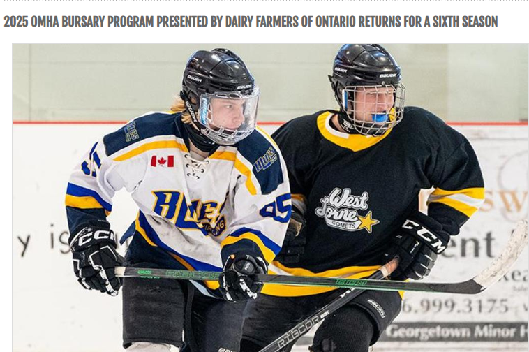 OMHA Post-Secondary Bursaries